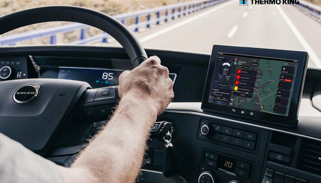 Thermo King integreres i Volvo Trucks infotainment